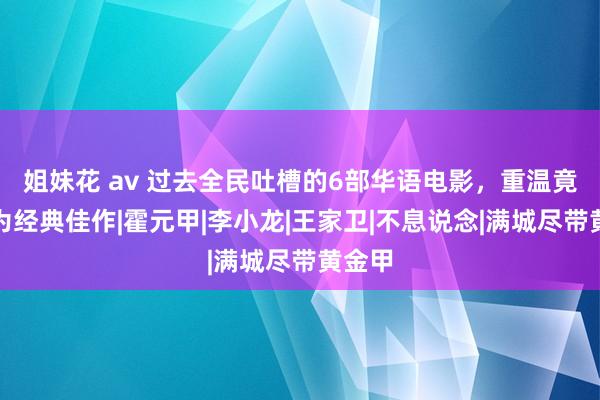 姐妹花 av 过去全民吐槽的6部华语电影，重温竟都成为经典佳作|霍元甲|李小龙|王家卫|不息说念|满城尽带黄金甲