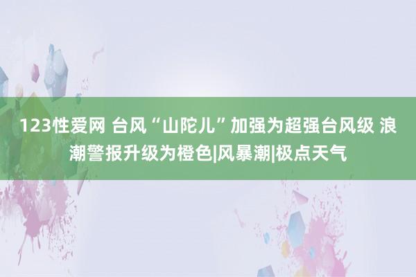 123性爱网 台风“山陀儿”加强为超强台风级 浪潮警报升级为橙色|风暴潮|极点天气